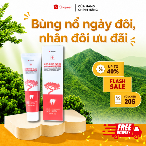 Kem Đánh Răng Tinh Dầu Thông Đỏ Red Pine Gold Fresh Flavor Toothpaste ...