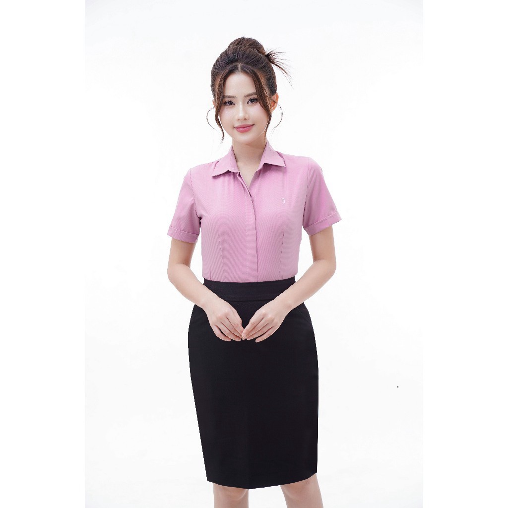 [ XẢ XÓT SIZE CTY ] Áo sơ mi nữ 248 ngắn tay chất liệu AB Siro cao cấp Thái Hòa