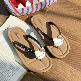[TĂNG 1 SIZE] Dép Xỏ Ngón Hoạ Tiết Mèo Dễ Thương Xinh Xắn Đế Chống Trơn Trượt Mã T196