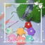 Móc khóa handmade Hoa len 5 cánh xinh xắn (hàng sẵn)_Len Moc An