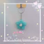 Móc khóa handmade Hoa len 5 cánh xinh xắn (hàng sẵn)_Len Moc An