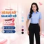 Áo sơ mi nữ R01 Thái Hòa chất liệu cotton vải trơn thiết kế công sở nữ form ôm