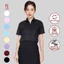 Áo sơ mi nữ R01 Thái Hòa chất liệu cotton vải trơn thiết kế công sở nữ form ôm