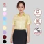 Áo sơ mi nữ R01 Thái Hòa chất liệu cotton vải trơn thiết kế công sở nữ form ôm