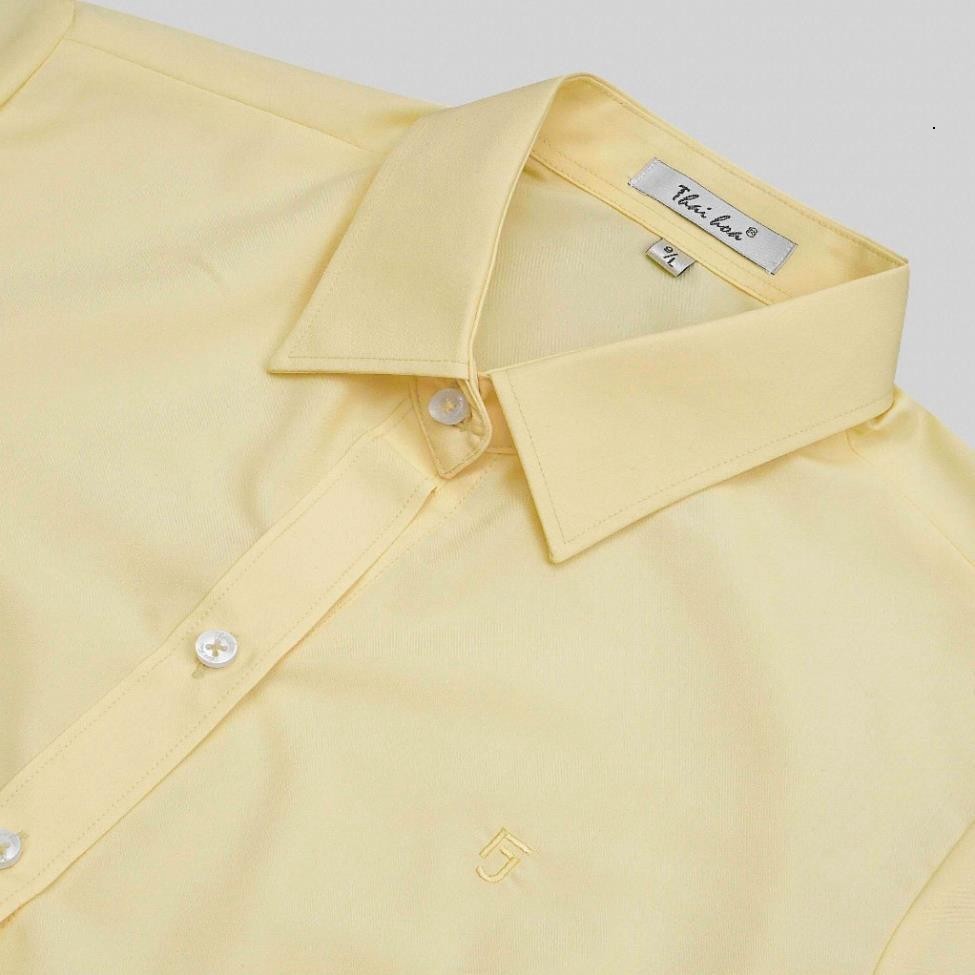 [ XẢ LẺ SIZE ] Áo sơ mi nữ R01 Thái Hòa chất liệu cotton vải trơn thiết kế công sở nữ form ôm