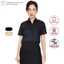 Áo sơ mi nữ R01 Thái Hòa chất liệu cotton vải trơn thiết kế công sở nữ form ôm