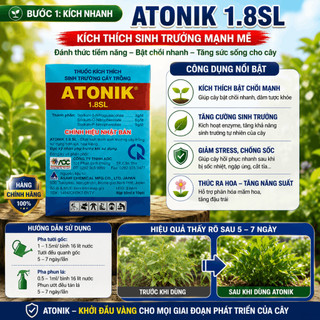 Bộ 3 Kích Rễ Phục Hồi Cây Farmix: Thuốc Atonik + N4M Ra Rễ Cực Mạnh + DT-TOP 30 Bung Chồi