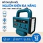 Đế Chuyển Đổi Nguồn Điện Cho Chân Pin Phổ Thông 4cm, Chuyển 21V Lên 220V, Đèn LED USB Tiện Lợi Siêu Hot
