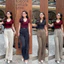 QUẦN SUÔNG GOLD NHẬT 1 CÚC DÀI MỀM RỦ Pants