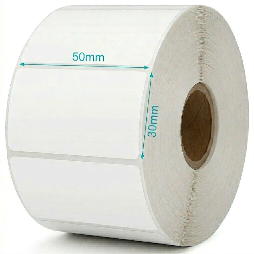 [THÙNG 100 CUỘN LOẠI 950 TEM] Tem trà sữa 50*30 dán trà chanh 30*50 decal 50x30 tem mã vạch 30x50 30*50 giấy in nhiệt