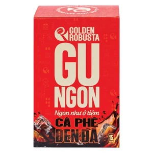Cà Phê Đen Đá Gu Ngon Hộp 15 Gói*16G