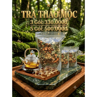 Trà Thảo Mộc Hà Thủ Ô Hồi Long 400g – Bổ Máu, An Thần, Hỗ Trợ Ngủ Ngon, Giảm Rụng Tóc, Thanh Nhiệt