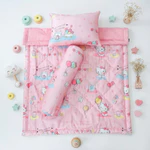 [Hỏa tốc] Bộ chăn chần gối nằm gối ôm gấp gọn Tencel 60s GIA AN HOME DECOR nhiều hoạ tiết bé đi học mầm non đi du lịch — ảnh 7