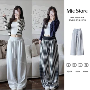 Quần nỉ ống rộng Bản CẠP TO xu hướng 2025 ,chất dày mịn không xù WOMENT pants