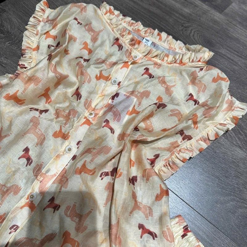 HT47 Sét bộ cộc tay rơi hoa chất tơ hàng đẹp. Sét đi biển đủ size 40-70kg vừa.