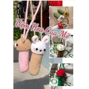 Túi Đựng Son Bằng Len Handmade