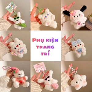 Móc khoá nhồi bông cute xinh xắn đáng iu 💛🐰🎀 Siêu nhiều hình 🍓🌈