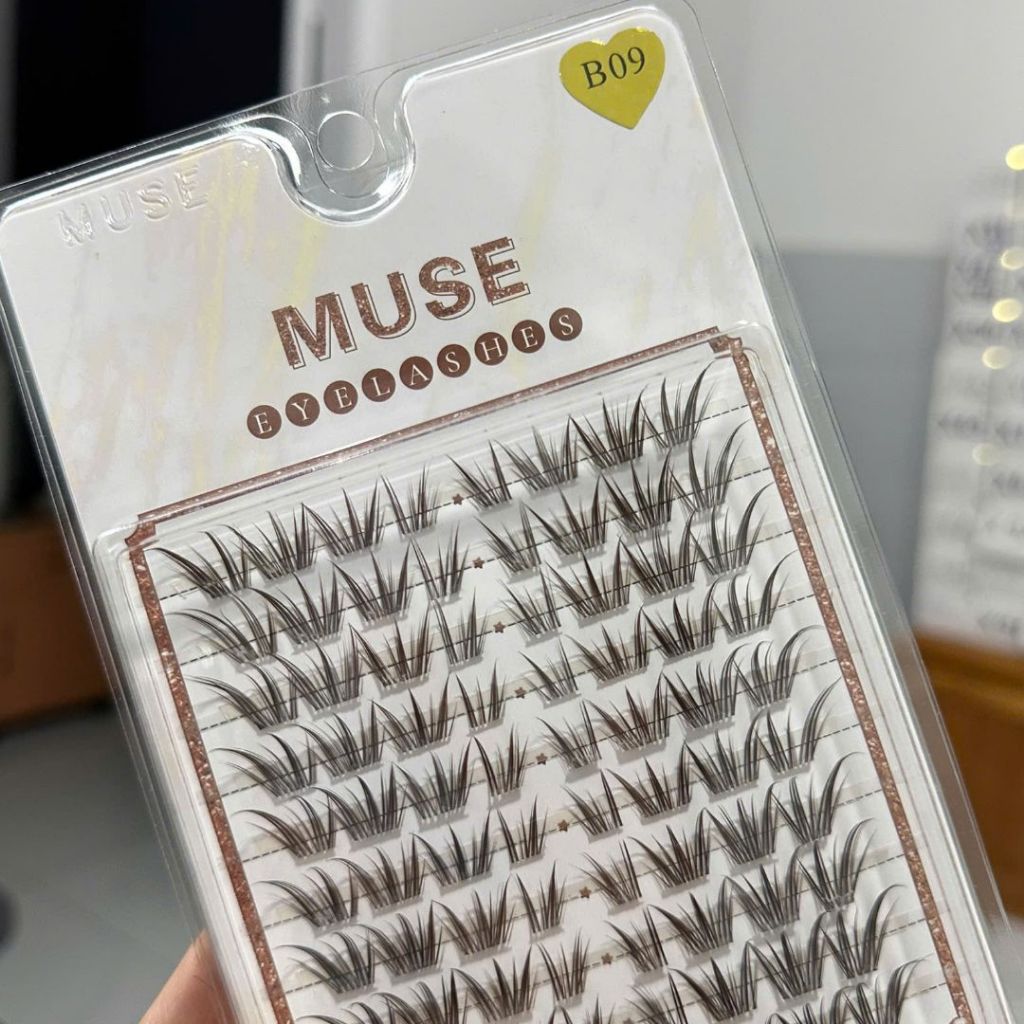 LeeVelvetLashes  mi giả muse B09 cụm mi vẻ đẹp tự nhiên của đôi mắt, mang lại sự tự tin và cuốn hút