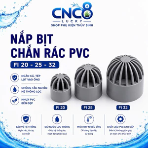 Rọ bịt đầu chặn rác XÁM , rọ chặn cá chuyên chế hút đáy cho bể cá cảnh