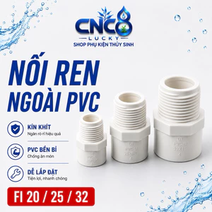 Nối thẳng ren ngoài phi 20/25/32
