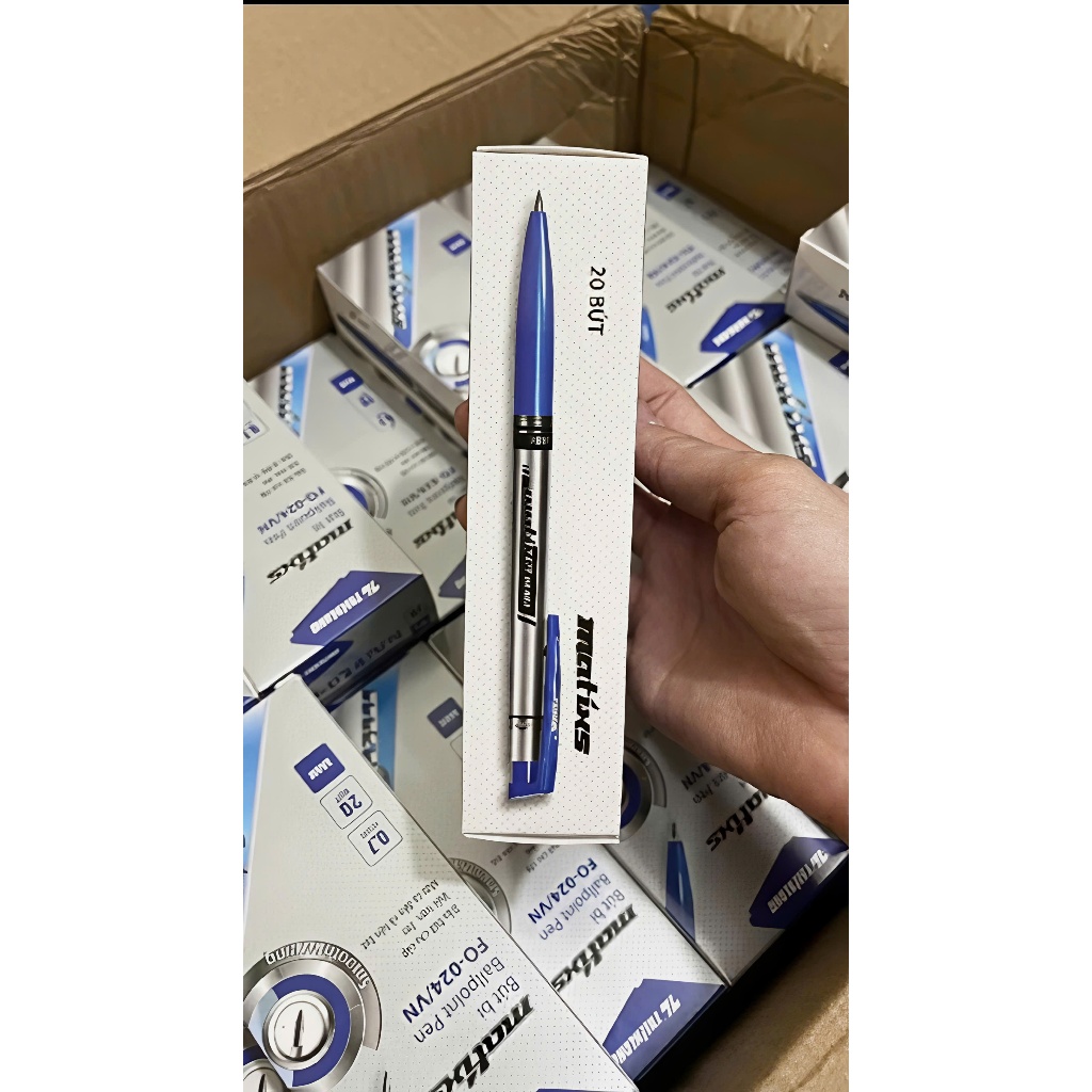 Combo 10/20 Bút bi Thiên Long FO-024 Ngòi 0.7mm Không len nhòe, thích hợp dùng cho văn phòng, học sinh, sinh viên