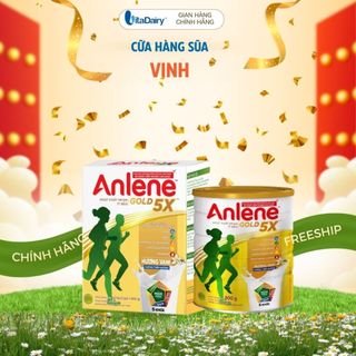 Sữa Công Thức Anlene Gold 5X Hương Vani Lon 800g/ Hộp 1,2 Ký