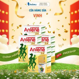 Sữa Công Thức Anlene Gold 5X Hương Vani Lon 800g/ Hộp 1,2 Ký