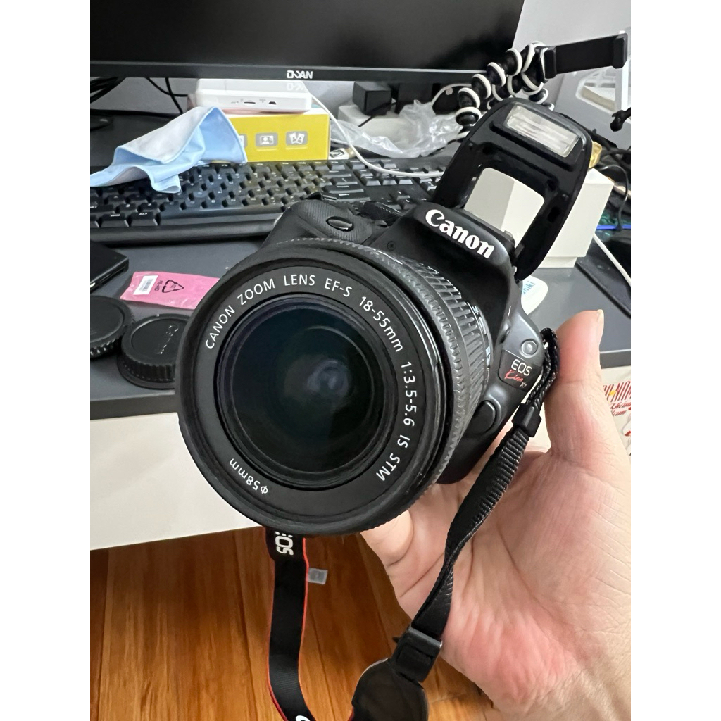 C@non EOS 100D + Lens 18-55 DSLR nhỏ gọn quay chụp đa dụng cho người ...