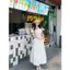 SET ÁO BÁNH BÈO PHỐI CHÂN VÁY DÀI TÙNG BÍ, SET ĐỒ NỮ TIỂU THƯ | MEOINDAHOUSE