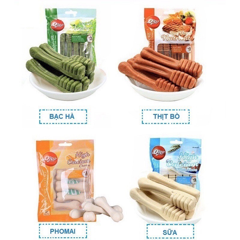 Combo 4 Gói Xương Gặm ORGO Cho Chó 90g