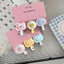 Kẹp tóc mini hình chảo hoạ tiết gấu mèo dễ thương, kẹo tóc mái mini cho nữ