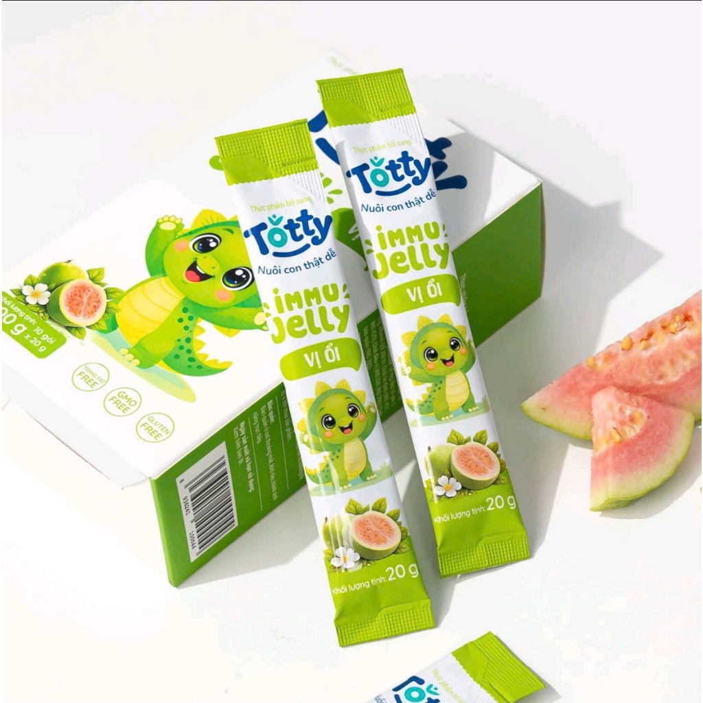 [THỰC PHẨM BỔ SUNG - MUA 1 TẶNG 1] ThạchTotty Bổ Sung L-Lysine, Kẽm, Vitamin Từ Trái Cây Đủ Vị