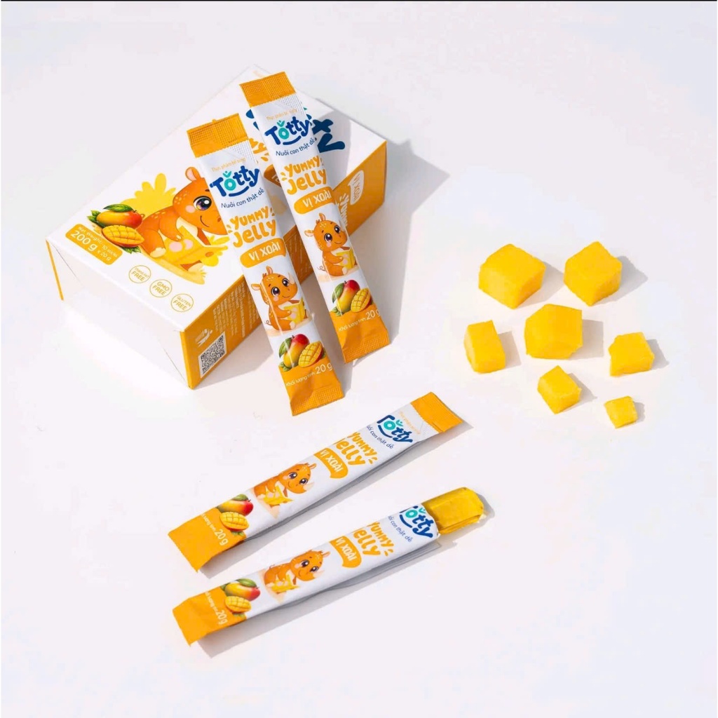 [THỰC PHẨM BỔ SUNG - MUA 1 TẶNG 1] ThạchTotty Bổ Sung L-Lysine, Kẽm, Vitamin Từ Trái Cây Đủ Vị