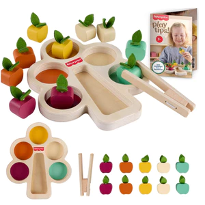 Đồ Chơi Gỗ Montessori Fisher-Price Cây Phân Loại Hình Khối - Sorting Tree Cho Bé Phát Triển Tư Duy