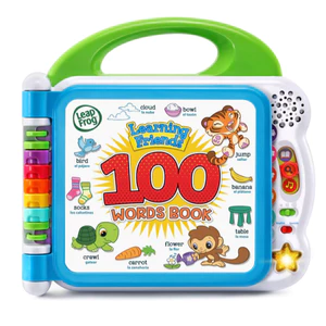 Sách Học Tiếng Anh Tương Tác 100 Words Book Màu Xanh - Đồ Chơi Giáo Dục Cho Bé