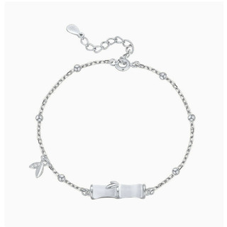 Vòng Tay Bạc 925 Mạ Vàng Elara Charm Đính Đá CZ Cao Cấp Cho Nữ