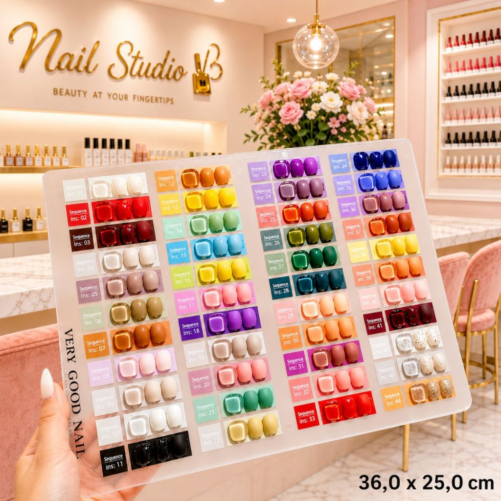 [XẢ HẾT]  6/9/12/24/35/60 Bảng trưng bày mẫu móng - Bảng trưng mẫu decor phòng tiệm nail