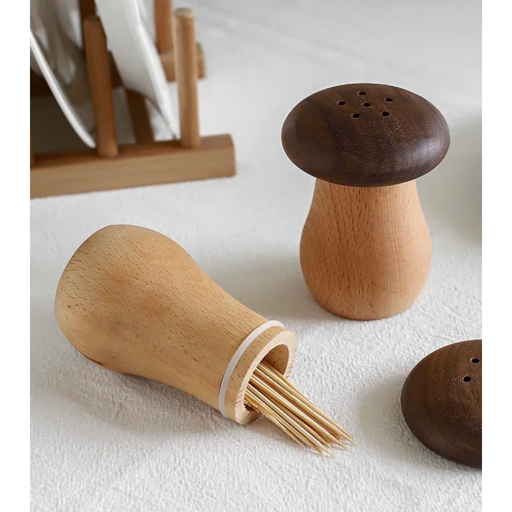 Lọ đựng tăm hình cây nấm.Lọ tăm trang trí decor phòng khách....