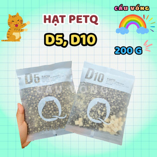 [Hỏa Tốc] Hạt Mèo PetQ Donut Topping Thịt Sấy Chà Bông - Giảm búi lông - Túi 200g