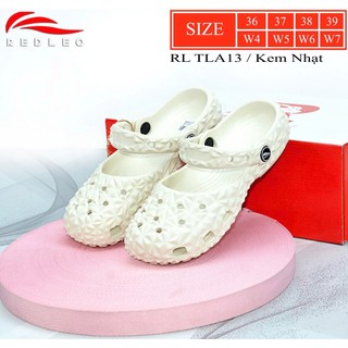 (Tặng kèm charm ngẫu nhiên) Dép sục nữ REDLEO Ballet bệt nữ RL-TLA13, dép quai hậu EVA êm nhẹ bền chống thấm nước