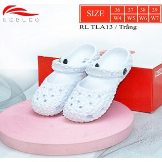 (Tặng kèm charm ngẫu nhiên) Dép sục nữ REDLEO Ballet bệt nữ RL-TLA13, dép quai hậu EVA êm nhẹ bền chống thấm nước