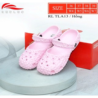 (Tặng kèm charm ngẫu nhiên) Dép sục nữ REDLEO Ballet bệt nữ RL-TLA13, dép quai hậu EVA êm nhẹ bền chống thấm nước