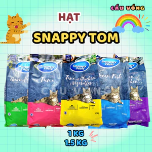 Hạt SNAPPY TOM Cho Mèo - Túi 1 kg / 1.5 kg
