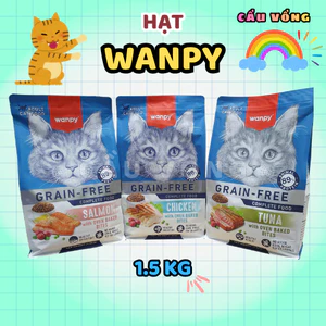 Hạt WANPY thịt viên nướng cho mèo - Túi 500g / 1.5kg