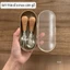 Set thìa dĩa cán gỗ cho bé hình gấu bear kèm hộp đựng