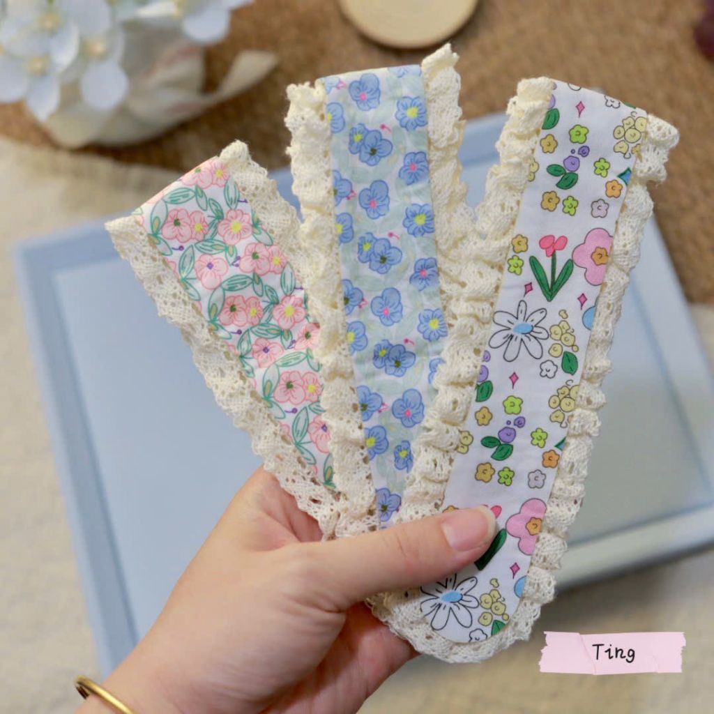 ❤️❤️❤️Băng đô dán tóc,phụ kiện trang trí tóc xinh (giao màu ngẫu nhiên)
