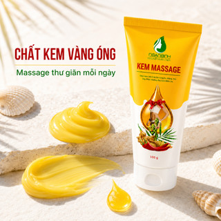 [TẶNG ĐAI & THƯỚC] Kem massage Ngân Bình 100g - Săn chắc da bụng, eo, đùi