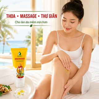 [TẶNG ĐAI & THƯỚC] Kem massage Ngân Bình 100g - Săn chắc da bụng, eo, đùi