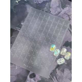 Sticker ombre trong suốt loại xịn - dặm ombre nét đẹp