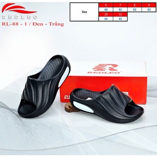 Dép quai ngang REDLEO nam RL88 đúc cao su EVA nguyên khối êm mềm nhẹ chống thấm nước, chống trơn